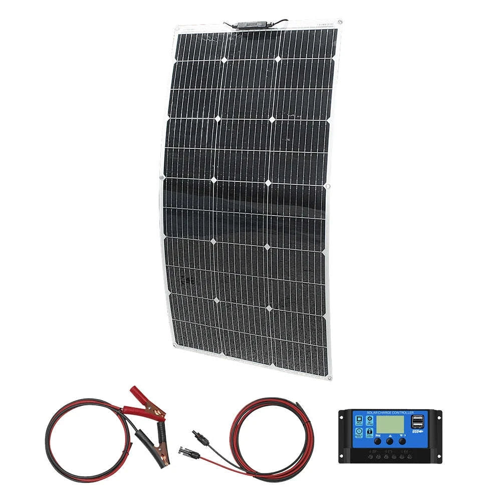 100W Flexible Monocrystalline Solar Panel 12V/24V-100w solar panel / Russian Federation