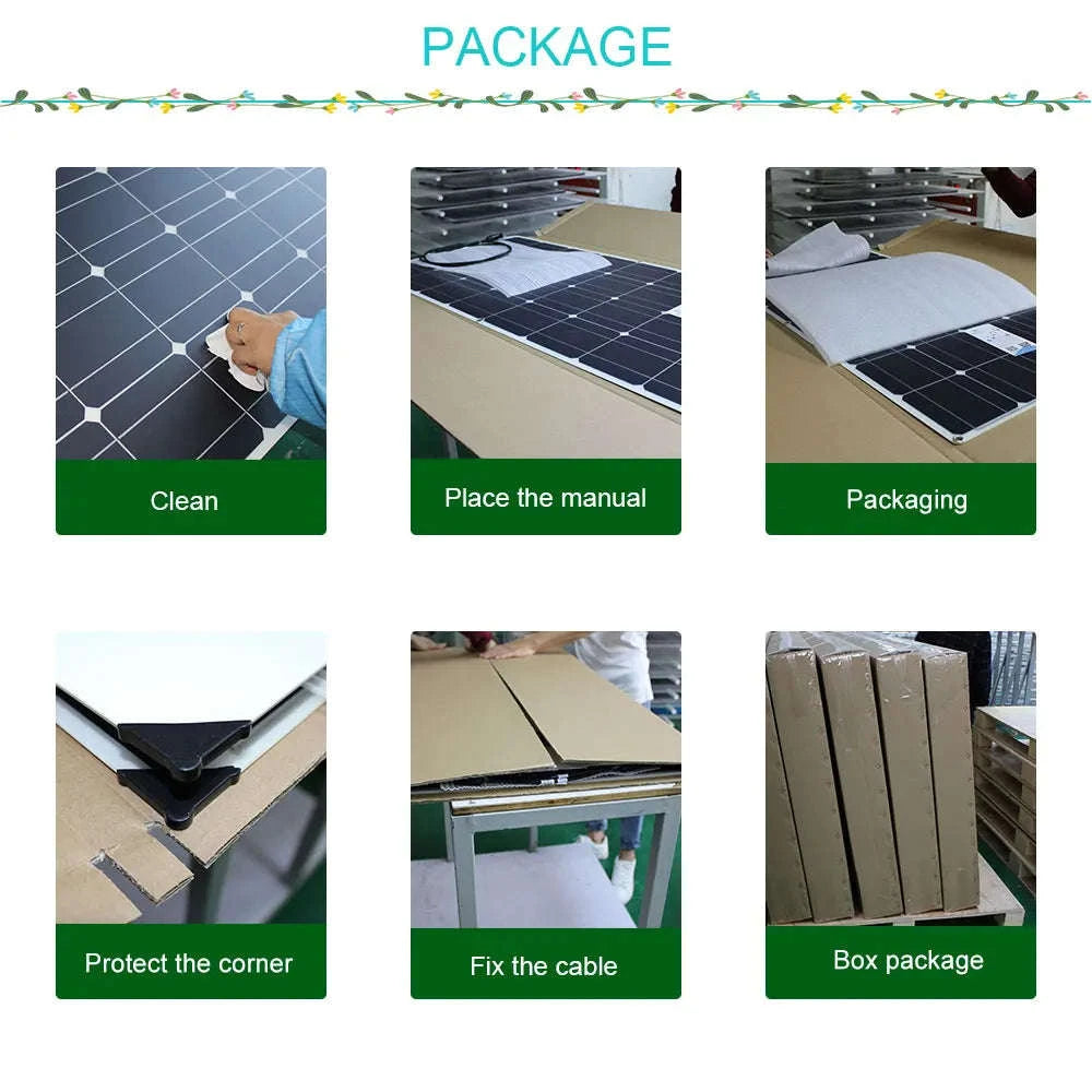 100W Flexible Monocrystalline Solar Panel 12V/24V-100w solar panel / Russian Federation