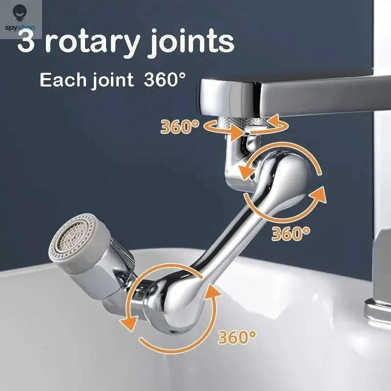 1080° Rotatable Faucet Sprayer Head – Multi‑Angle Control and Dual Water Modes-Double Mode
