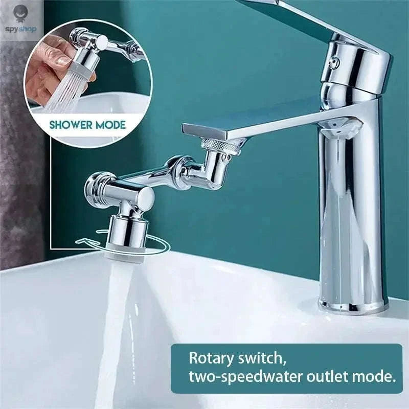 1080° Rotatable Faucet Sprayer Head – Multi‑Angle Control and Dual Water Modes-Double Mode