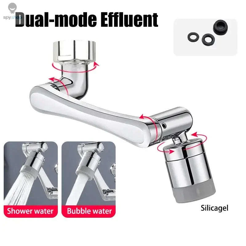1080° Universal Rotation Faucet Extender – Splash-Free Flow & Dual Spray Convenience-1 Mode