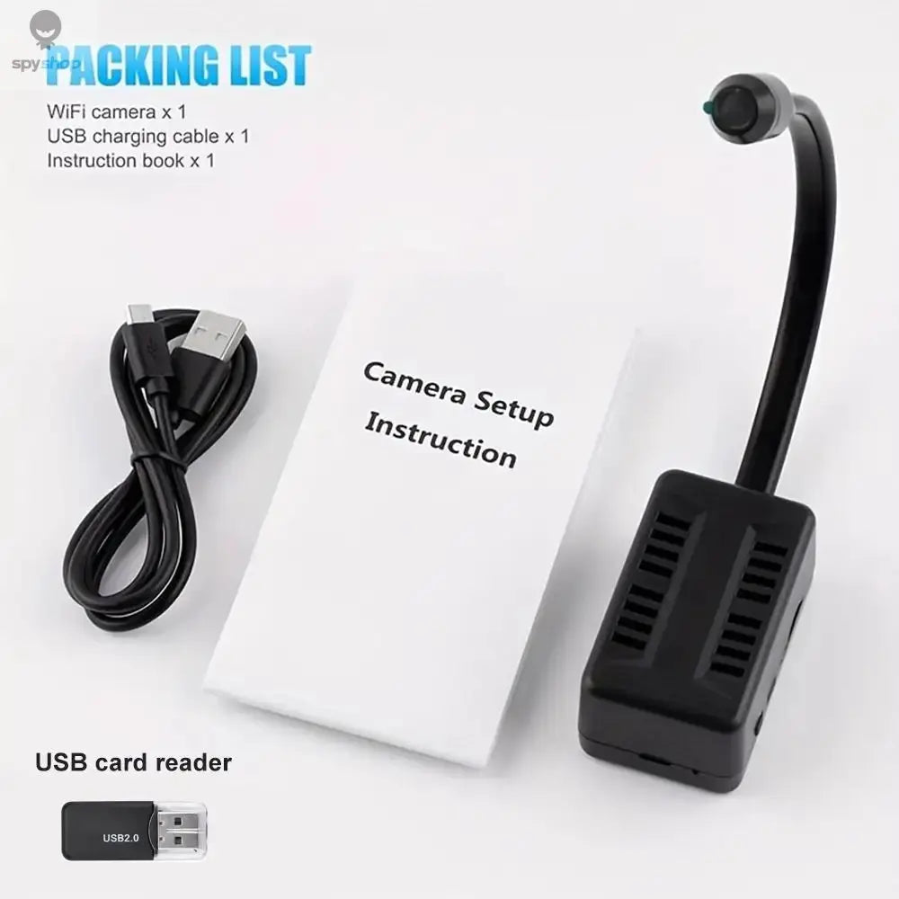 1080P HD Mini Camera WiFi Security IP Reomote Monitoring Body Cam 360° Rotatable Lens Night Vision Small Camcorder Espia Alarm Spy-shop.com