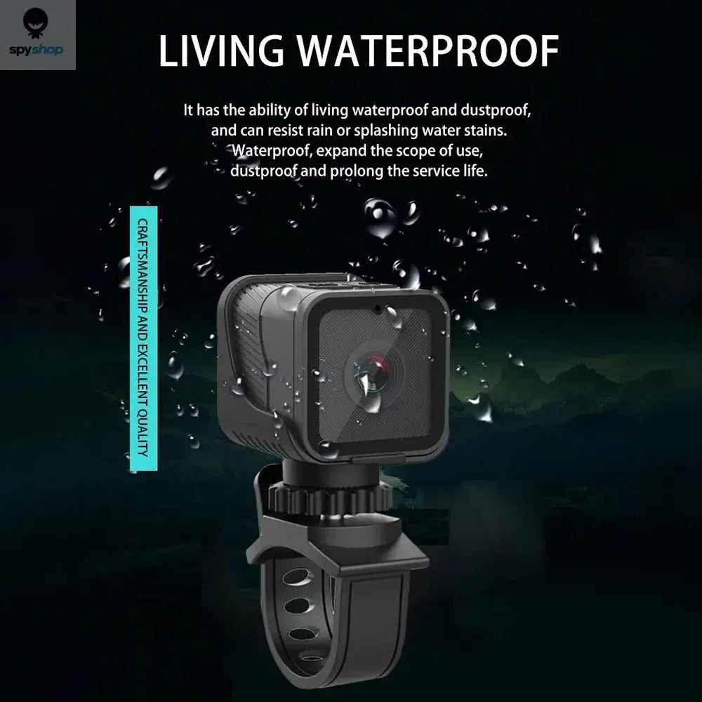 1080P HD Portable Sports Mini Camera with Hotspot WiFi Waterproof Camera, Motorcycle and Bike Driving Recorder Spy-shop.com