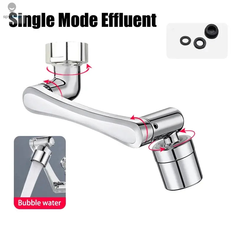 1080° Universal Rotation Faucet Extender Kitchen Robot Arm Extension Faucets Mixer Aerator Head Bubbler Water Tap Nozzle Spy-shop.com