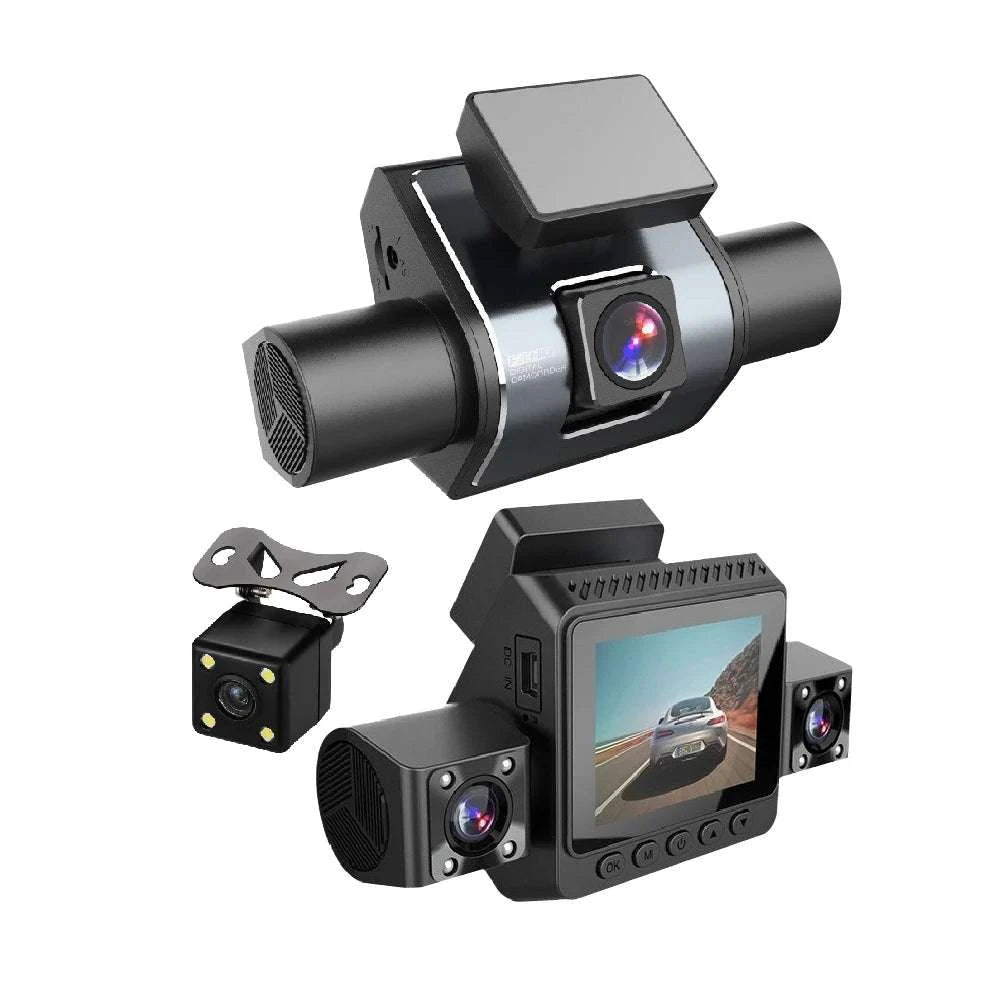 1080P 4-Channel Dash Cam with Night Vision & Loop Recording-4 lens / United States