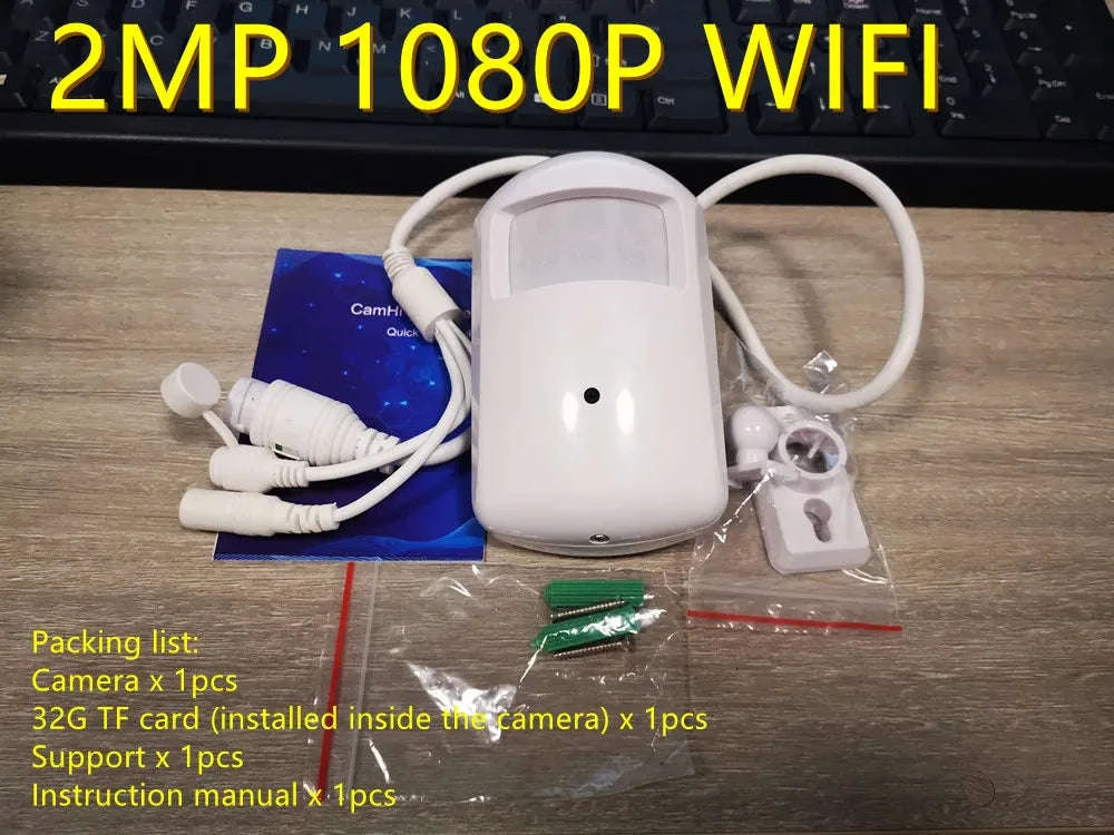 1080P/5MP Indoor WiFi IP Security Camera with 940nm Night Vision-5MP 32G TF Card / 3.6mm
