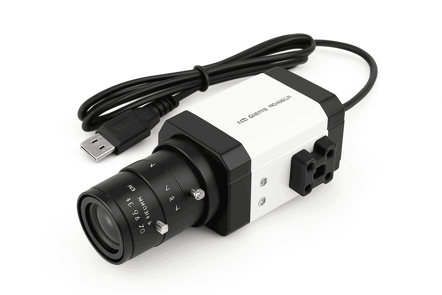 1080P 60fps USB Camera with Varifocal CS Lens-12mm Fixed Focus