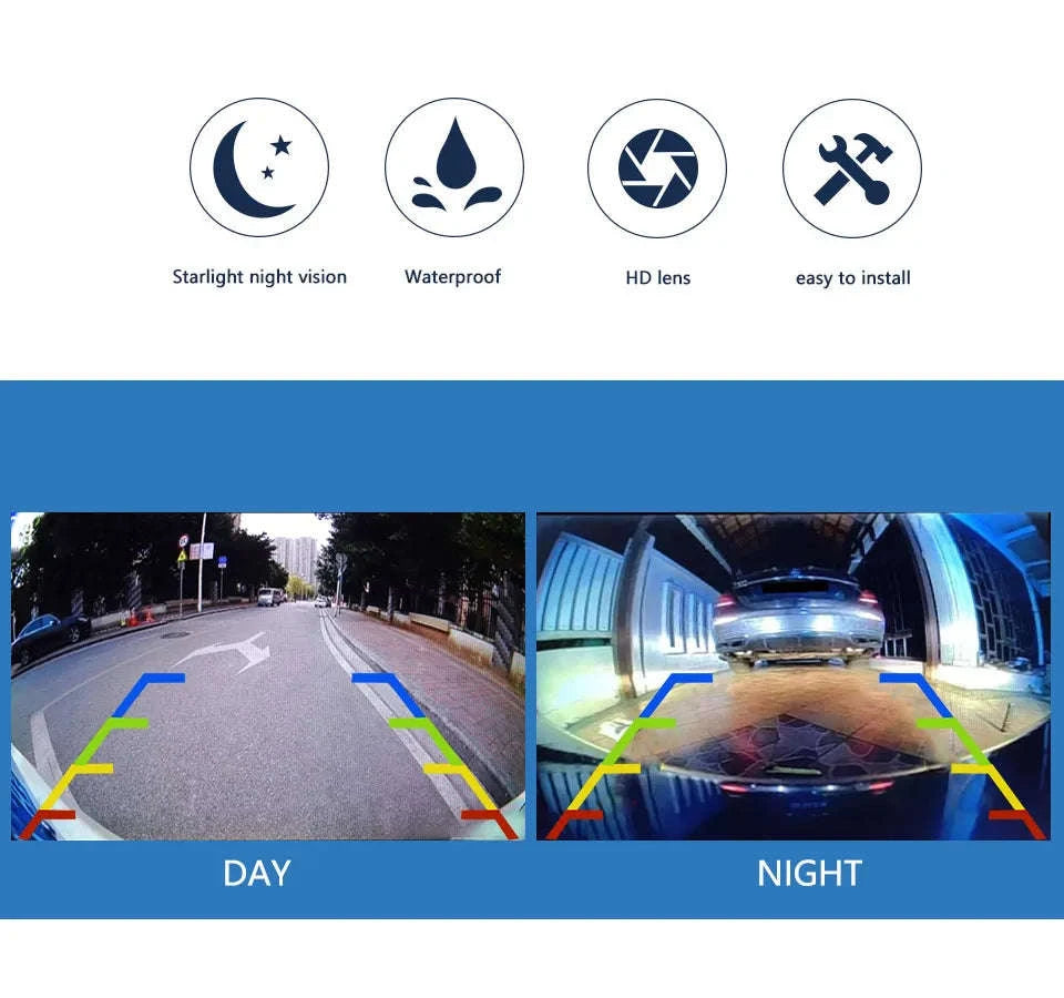 1080P/720P Car Rear View Camera with Night Vision-Dial code 1080P