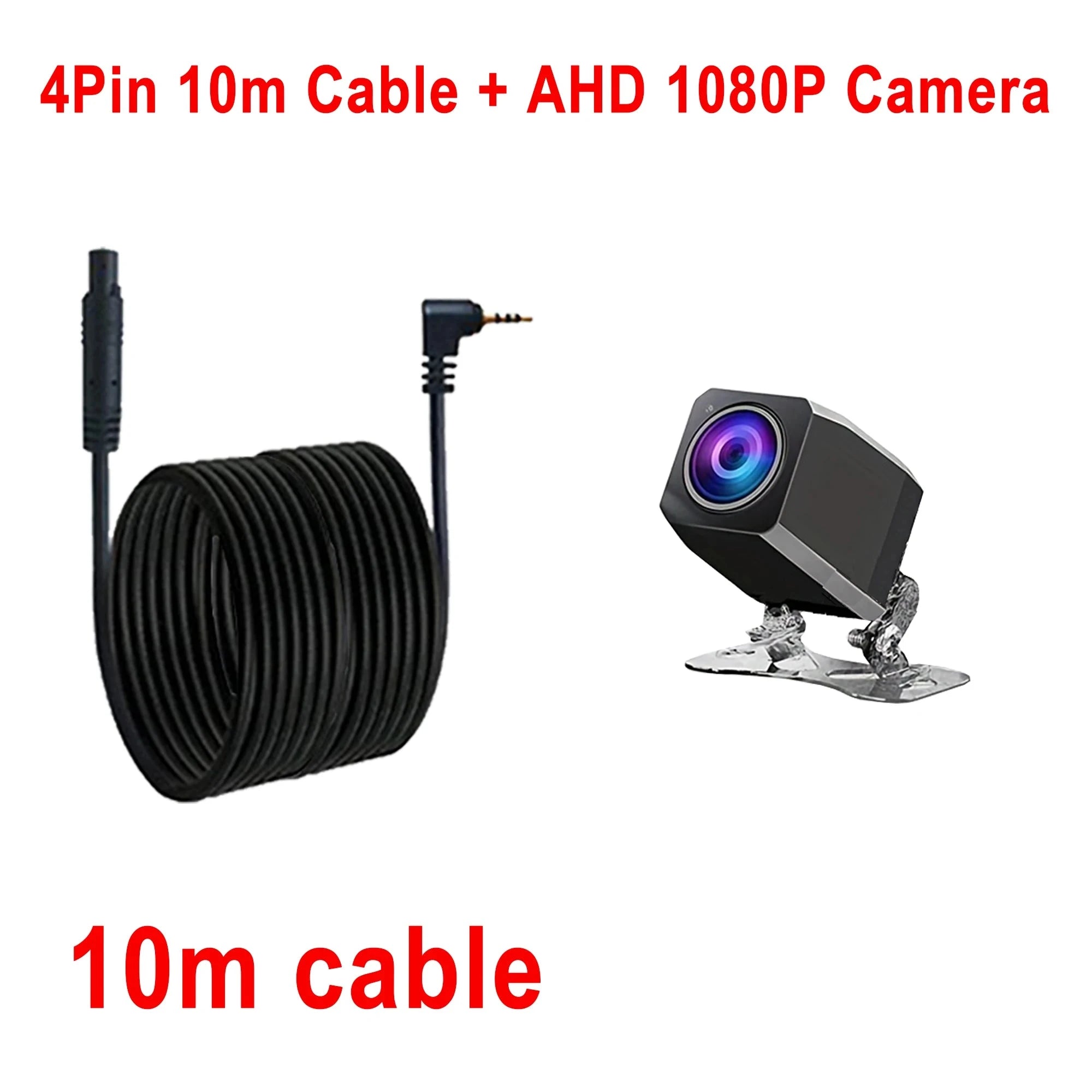 1080P AHD Car Rear View Camera with 4 Pin 2.5mm Jack Waterproof-10m AHD Camera