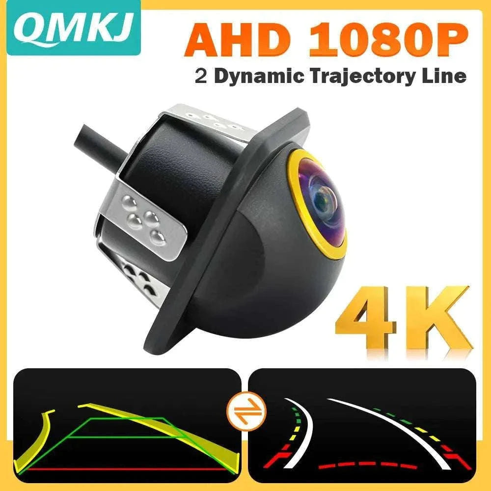 1080P AHD Rear View Camera with Dynamic Guidelines & 175° View-Default Title