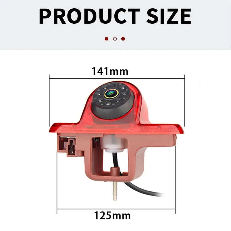 1080P AHD Reverse Camera Brake Light for Trafic Vivaro Combo-CVBS720P-AHD1080P / 12 V