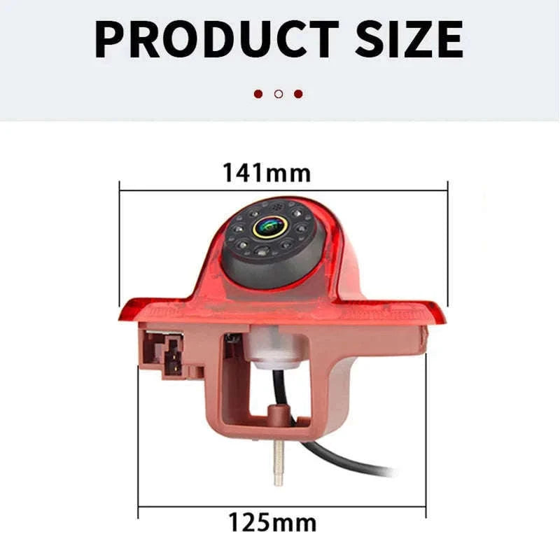 1080P AHD Reverse Camera Brake Light for Trafic Vivaro Combo-CVBS720P-AHD1080P / 12 V