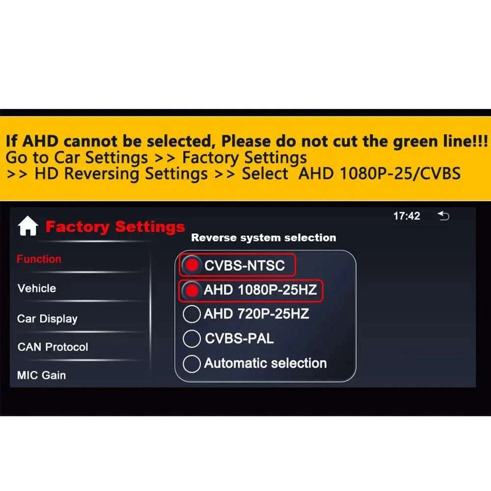 1080P AHD Reverse Camera for BMW Trunk Handle Backup View-AHD 1080P