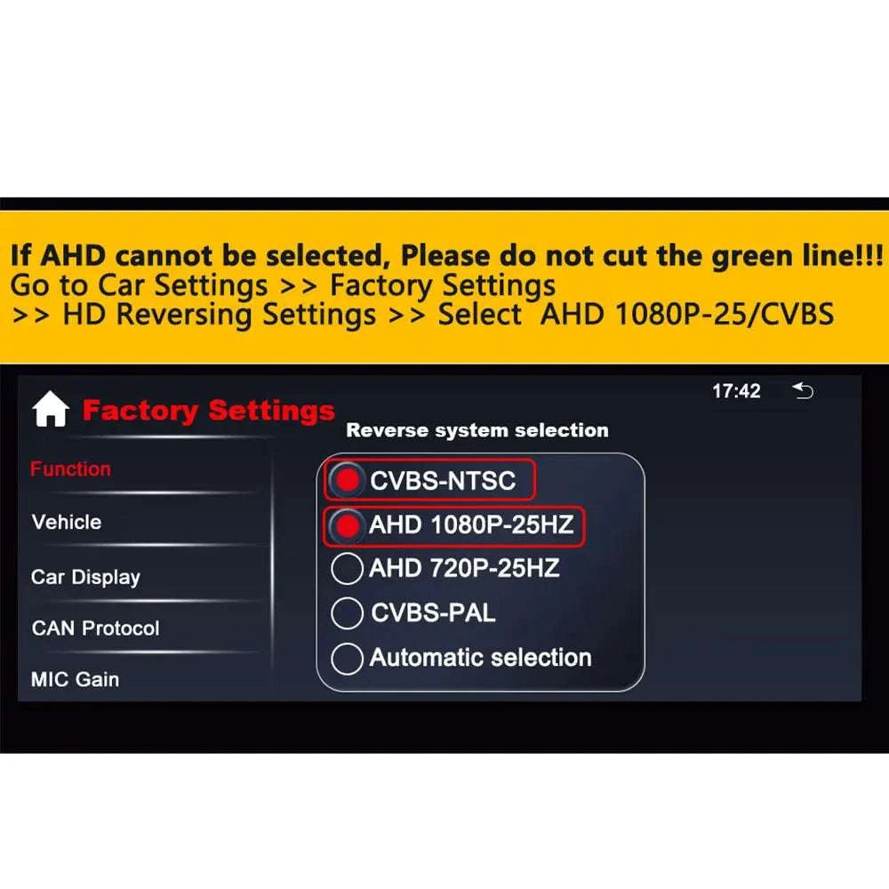 1080P AHD Reverse Camera for BMW Trunk Handle Backup View-AHD 1080P