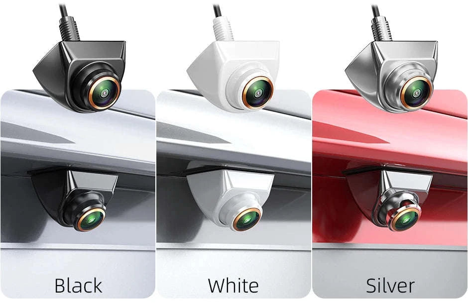 1080P Car Rear View Camera 170° Night Vision-White-AHD1080P