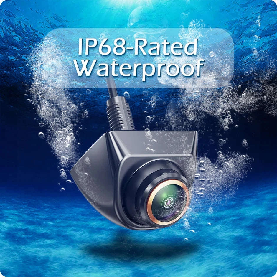 1080P Car Rear View Camera 170° Night Vision-White-AHD1080P
