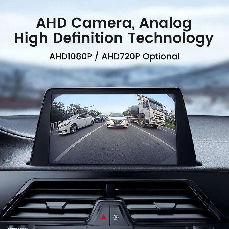 1080P Car Rear View Camera 170° Night Vision-White-AHD1080P