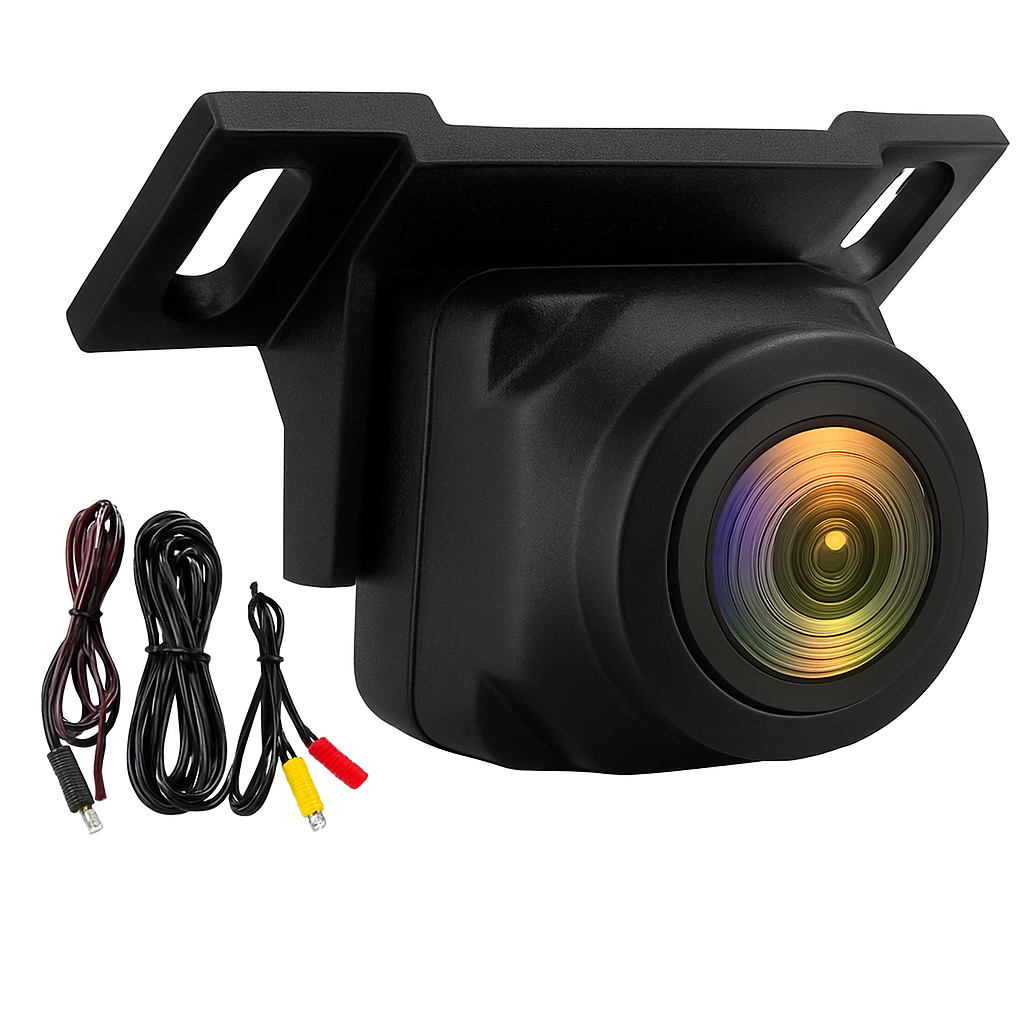 Câmara de Visão Traseira para Carro 1080P, Ângulo Amplo de 170°, Ajustável, Anti-Interferência, Visão Noturna, À Prova de Água, Câmara de Estacionamento Automático Nova