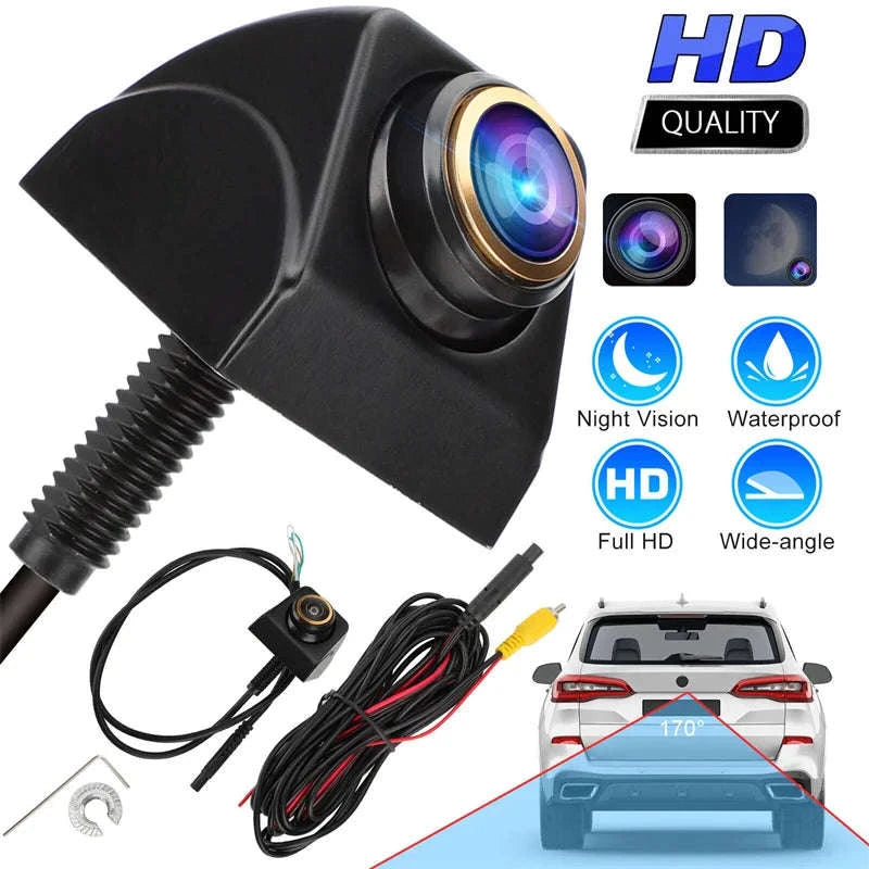 1080P Car Rear View Camera 170° Wide Angle Night Vision-Default Title