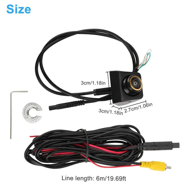 1080P Car Rear View Camera 170° Wide Angle Night Vision-Default Title
