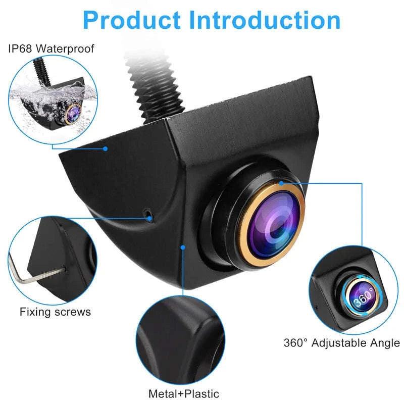 1080P Car Rear View Camera 170° Wide Angle Night Vision-Default Title