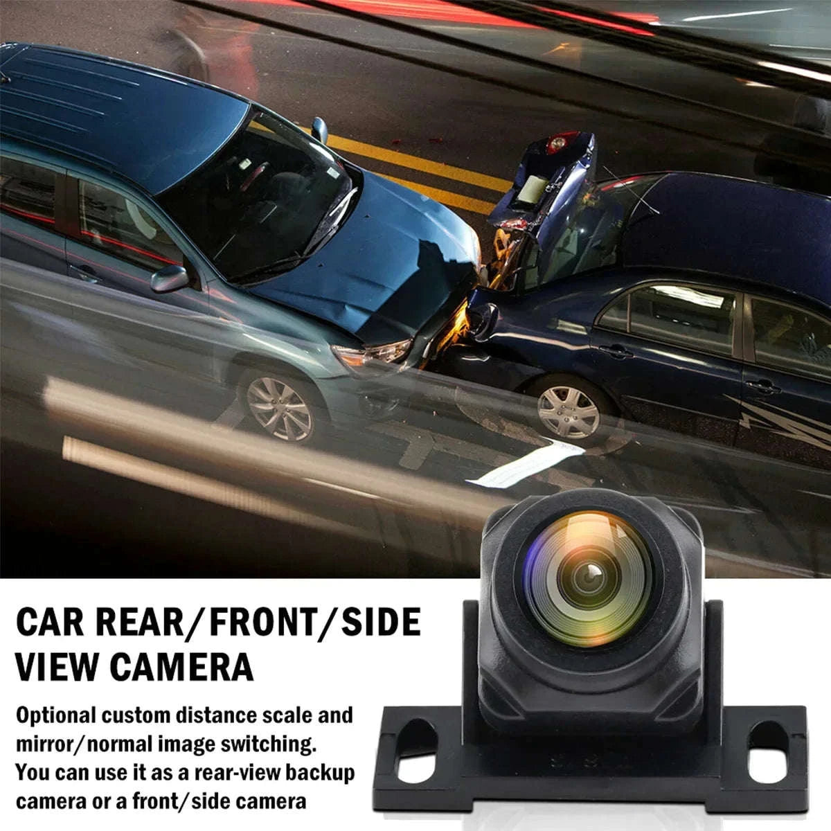 1080P Car Rear View Camera 170° Wide Angle Night Vision Waterproof Backup Camera-2Pcs