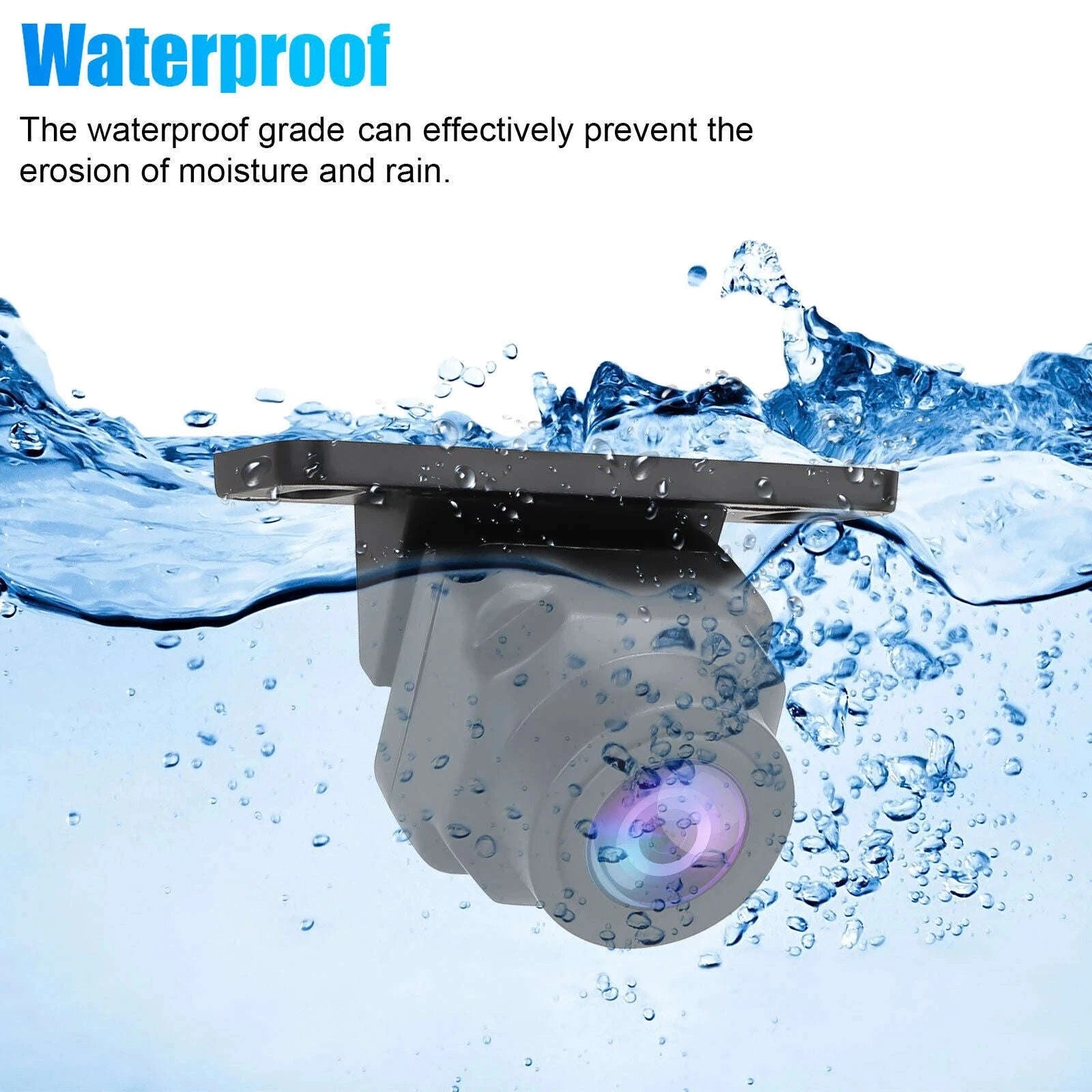 1080P Car Rear View Camera 170° Wide Angle Night Vision Waterproof Backup Camera-2Pcs