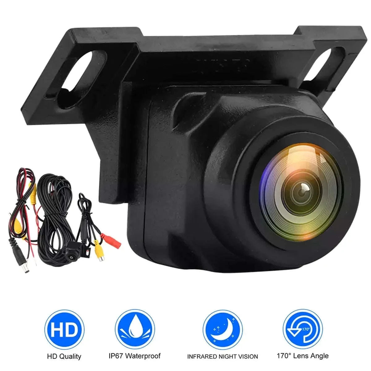 1080P Car Rear View Camera 170° Wide Angle Night Vision Waterproof Backup Camera-2Pcs