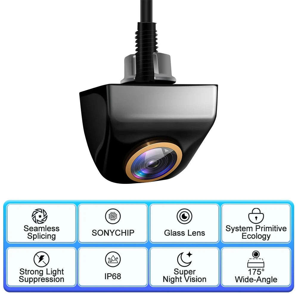 1080P Car Rear View Camera with 200° Fisheye Lens-200 / 12 V