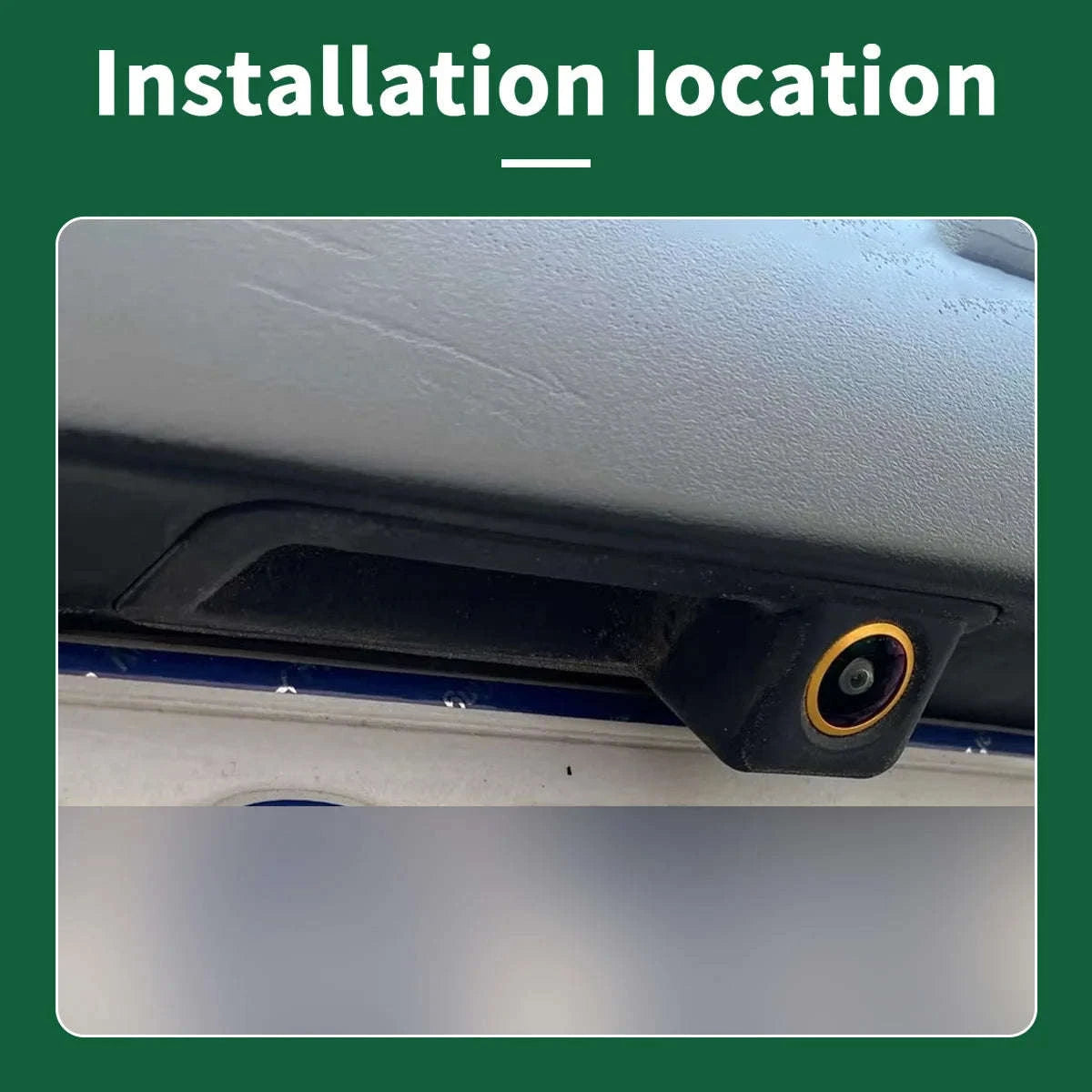 1080P Car Rear View Reverse Camera-AHD 1080P-CVBS / 12 V