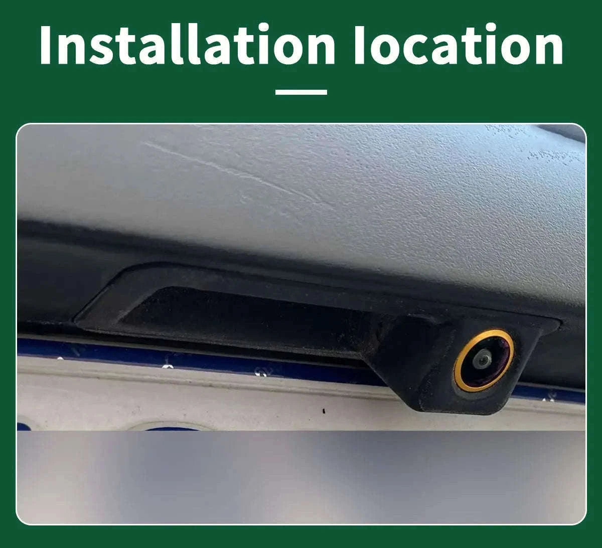 1080P Car Rear View Reverse Camera-AHD 1080P-CVBS / 12 V