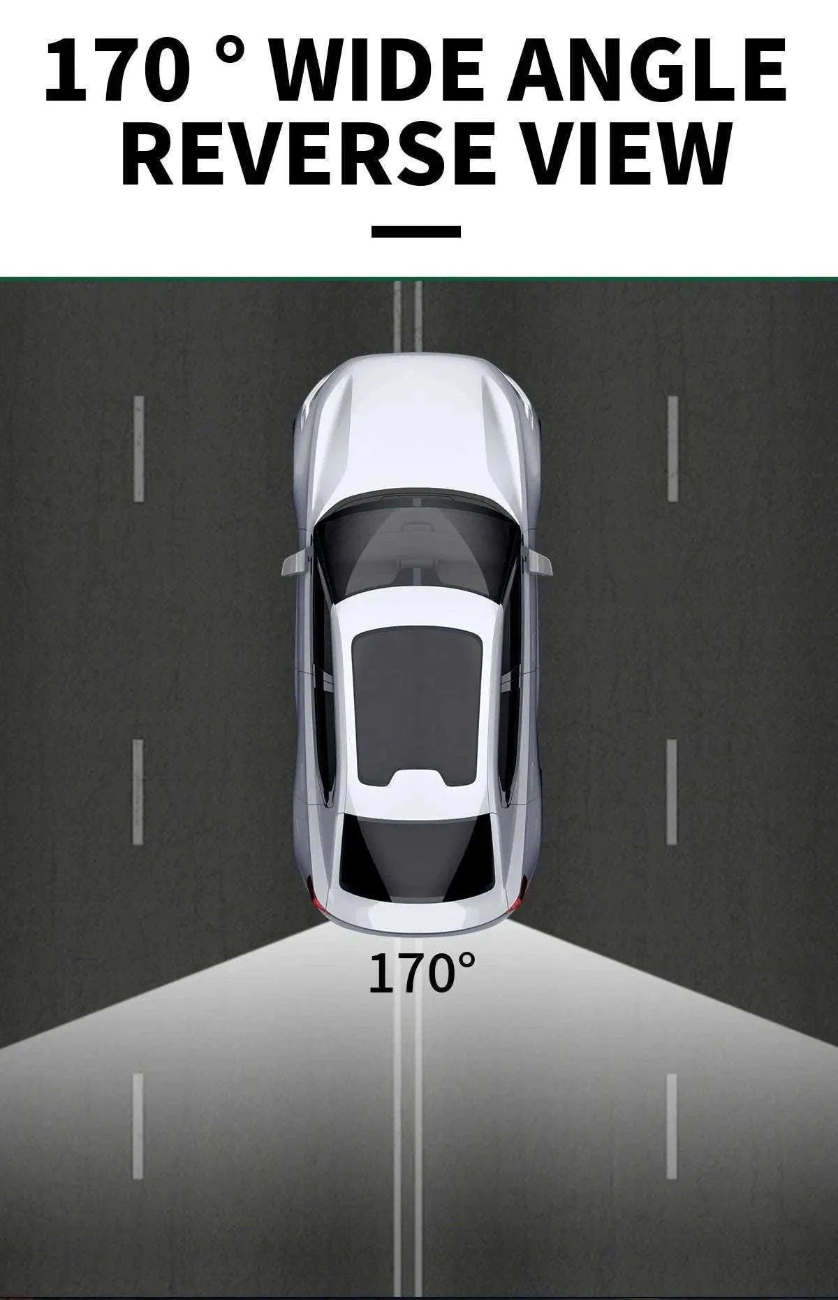 1080P Car Rear View Reverse Camera-AHD 1080P-CVBS / 12 V