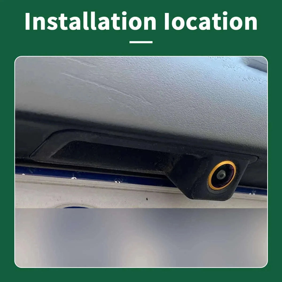 1080P Car Rear View Reverse Camera-AHD 1080P-CVBS / 12 V