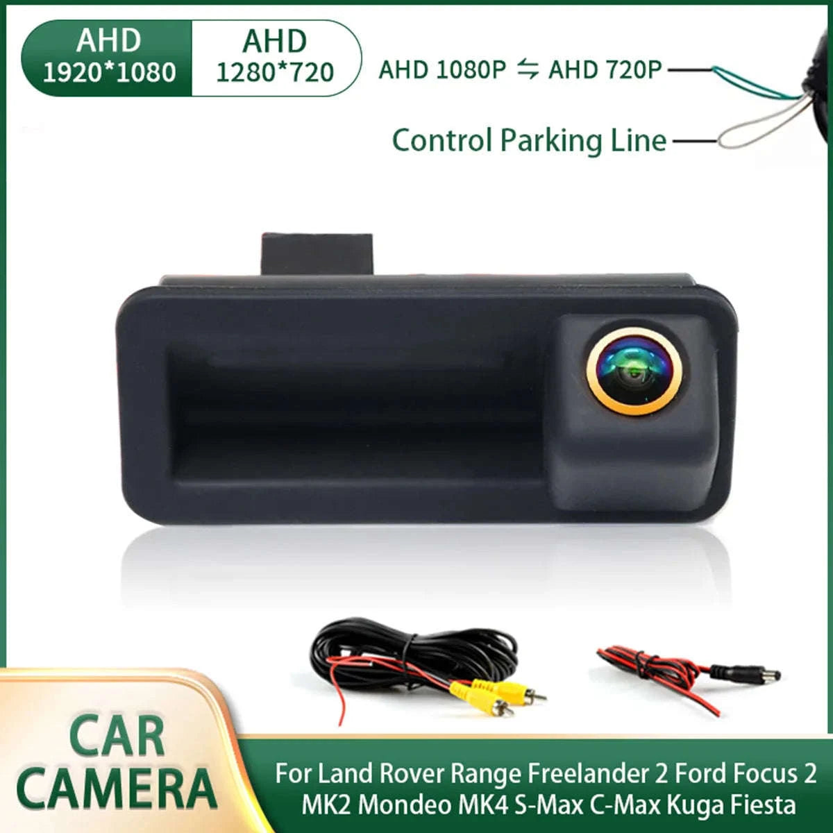 1080P Car Rear View Reverse Camera-AHD 1080P-CVBS / 12 V