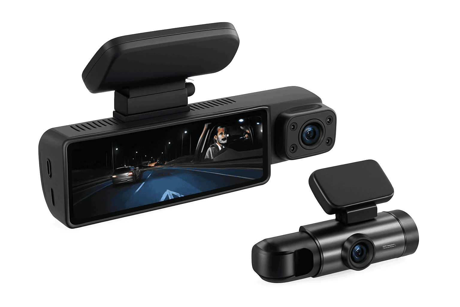1080P Dash Camera Portable Car DVR for Clear Road Recording-D50 / 64G