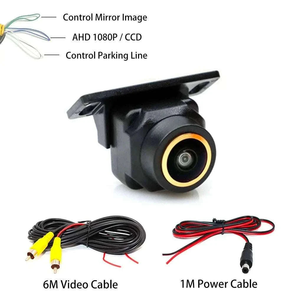 1080P Fisheye Backup Camera with 170° Wide View & Night Vision-C
