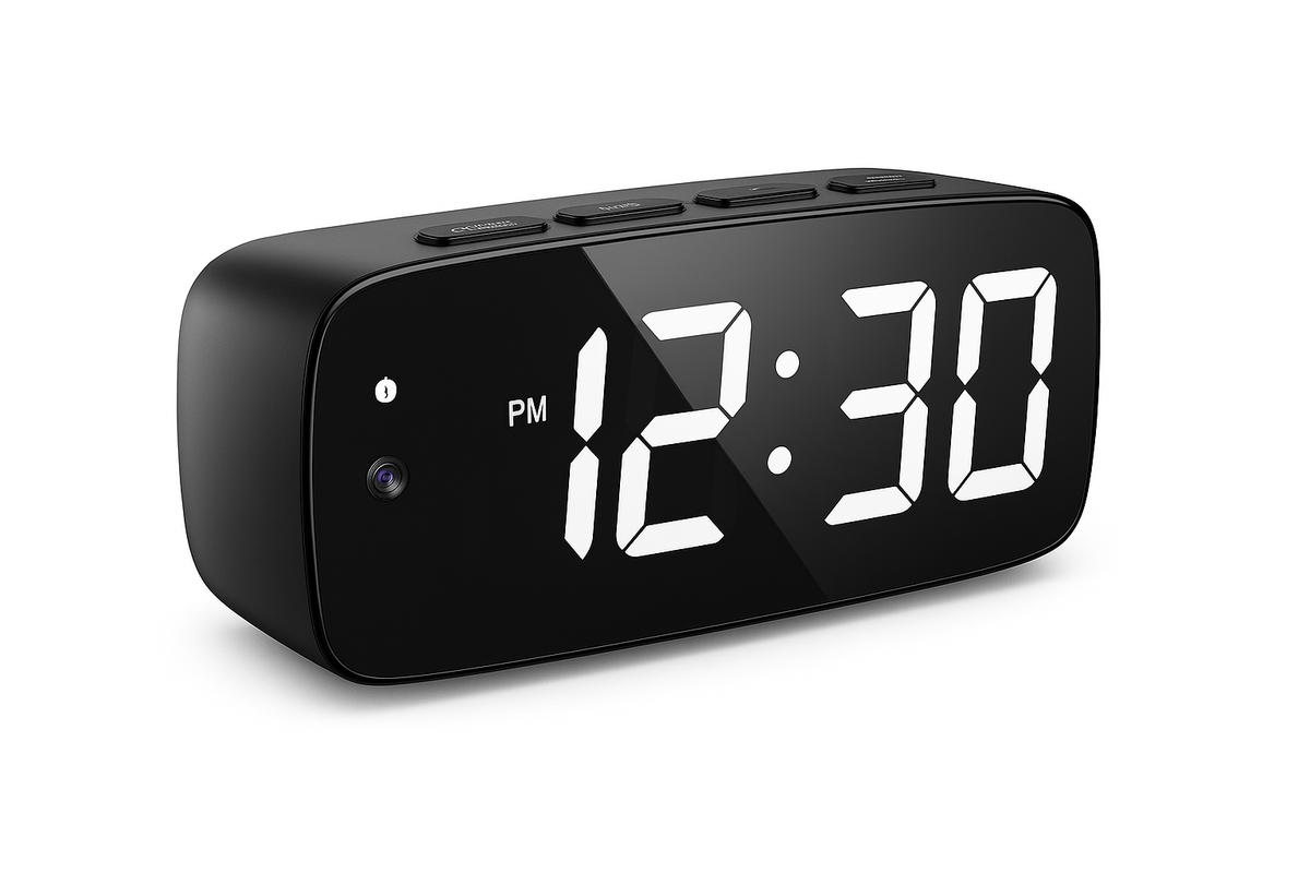 1080p HD-Wecker-Kamera mit LED-Anzeige