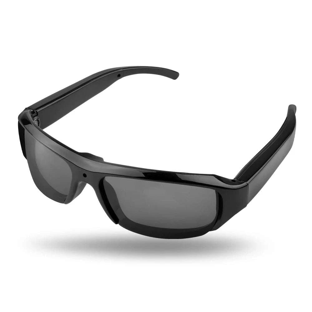 1080P HD Camera Glasses with Audio Recording and 120° Wide Angle-black / China Mainland
