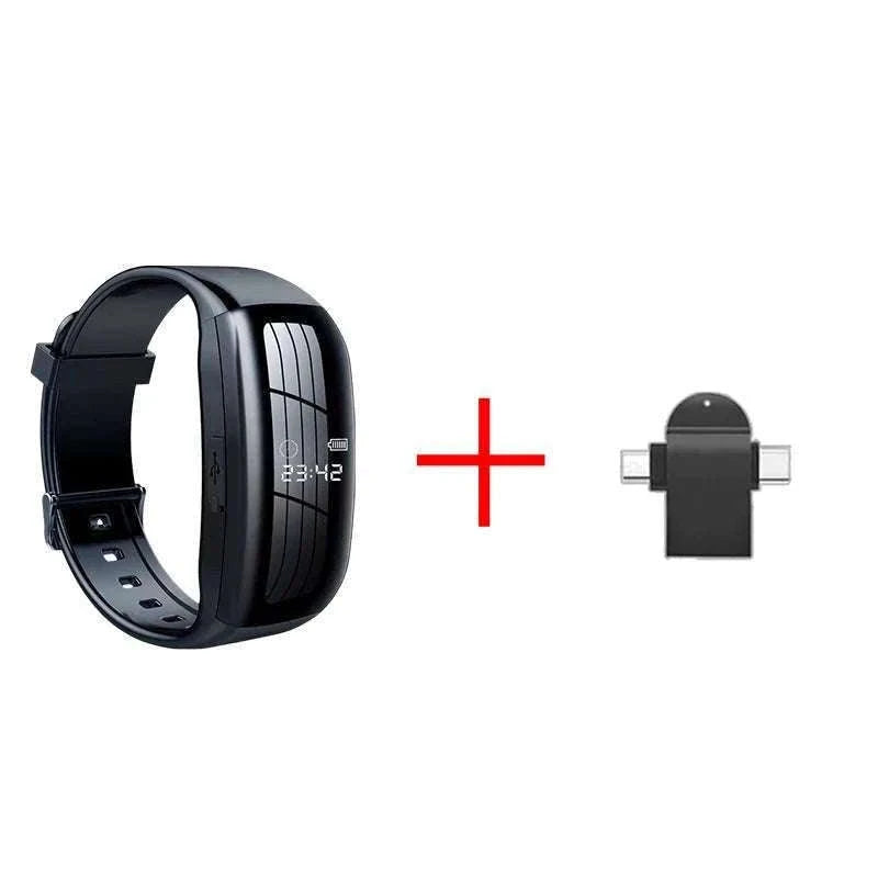 1080P HD Camera Watch with Voice Recorder and One-Click Recording-With otg adapter / 16GB
