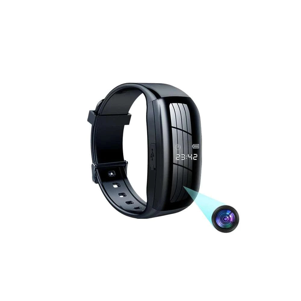 1080P HD Camera Watch with Voice Recorder and One-Click Recording-With otg adapter / 16GB