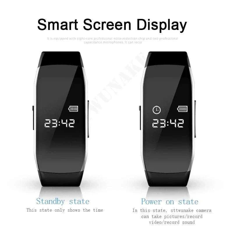 1080P HD Camera Watch with Voice Recorder and One-Click Recording-With otg adapter / 16GB