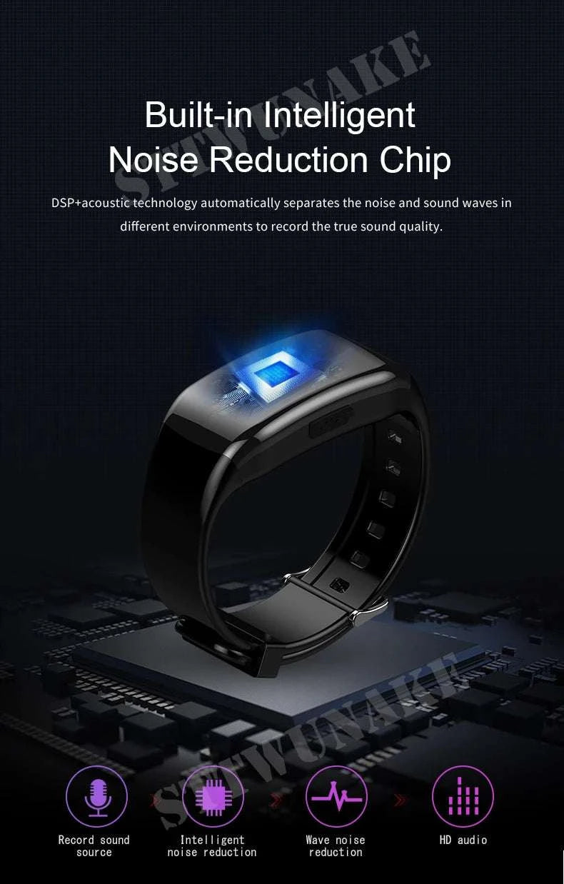 1080P HD Camera Watch with Voice Recorder and One-Click Recording-With otg adapter / 16GB