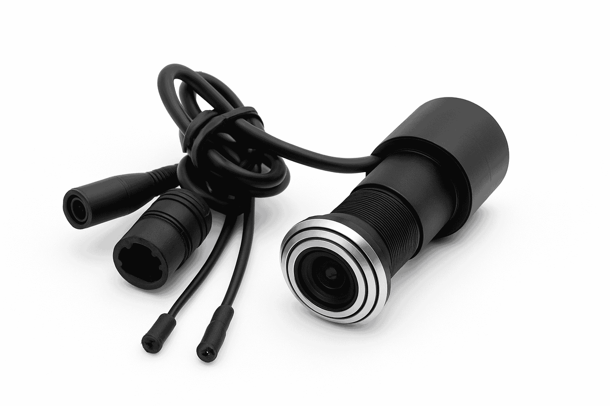 1080P HD Door Peephole POE IP Camera with 170° View-8G(add POE) / 1.7mm