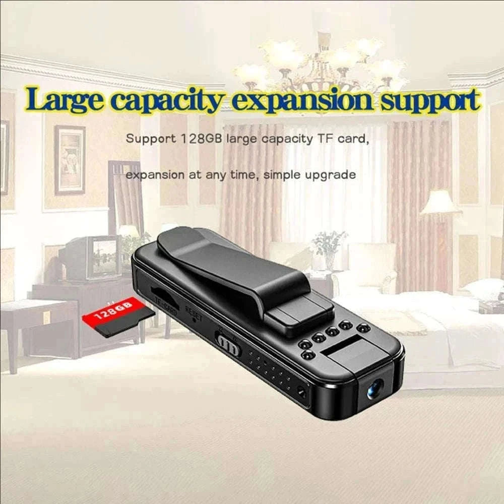 1080P HD Mini Camera with Night Vision-black / Without TF Card