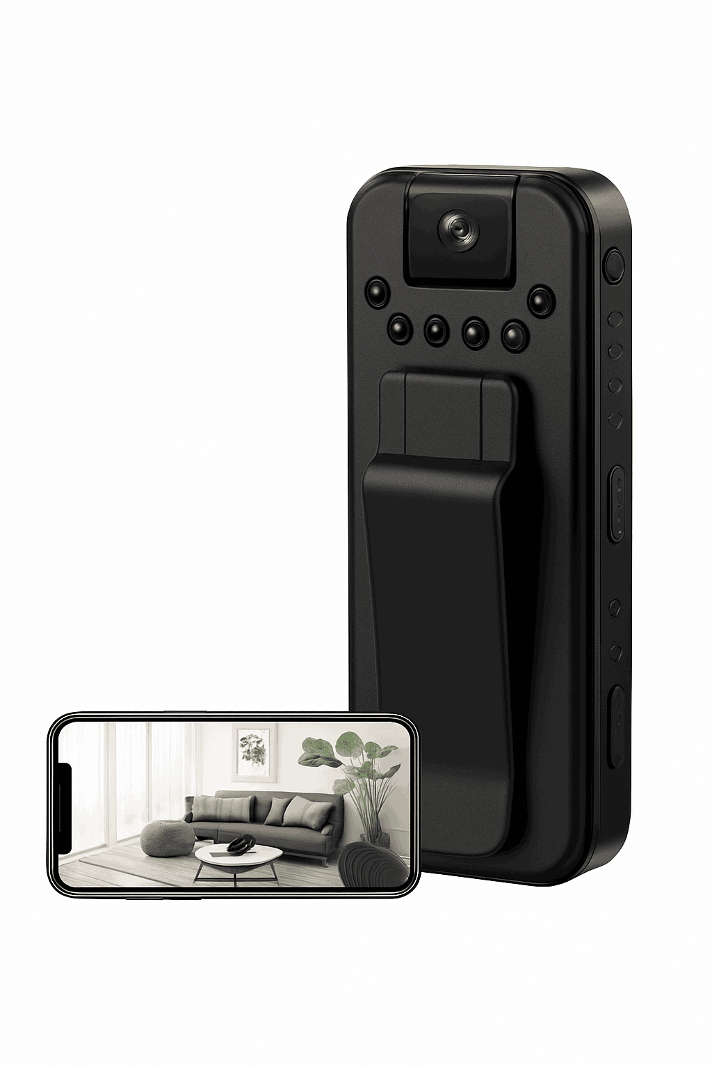 1080P HD Mini Camera with Night Vision-black / Without TF Card