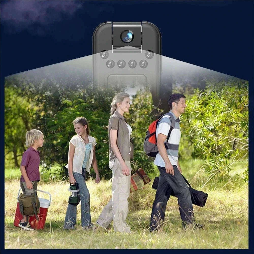 1080P HD Mini Camera with Night Vision-black / Without TF Card