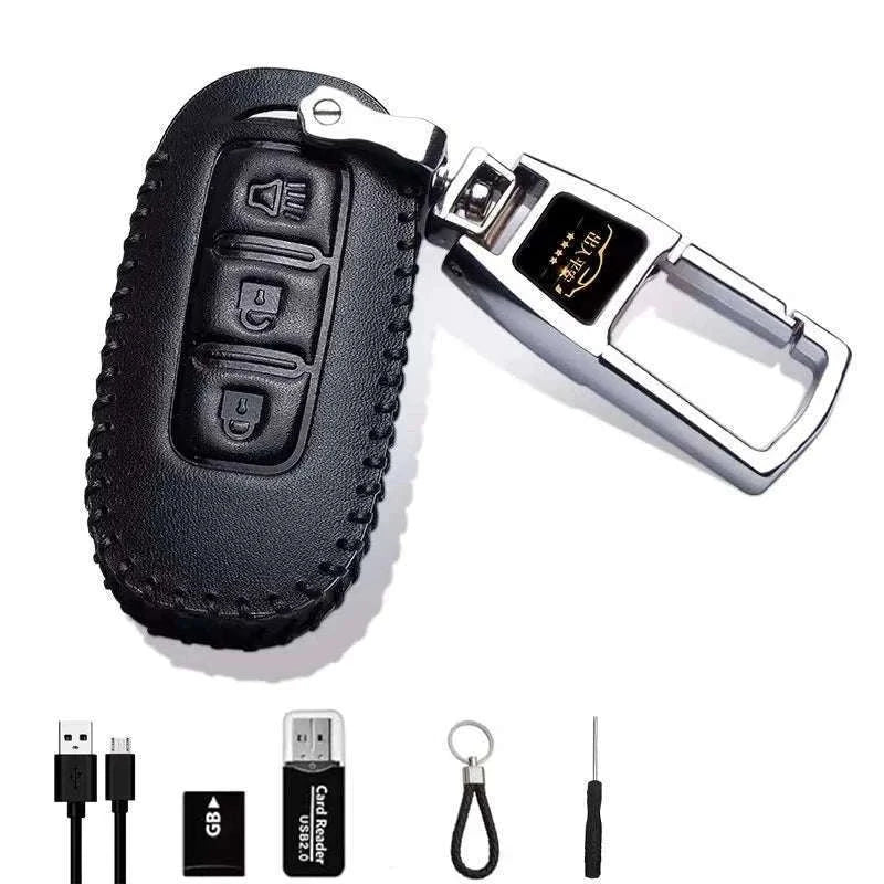 1080P HD Mini Keychain Camera for Discreet Home & Baby Monitoring-Red / 64 GB