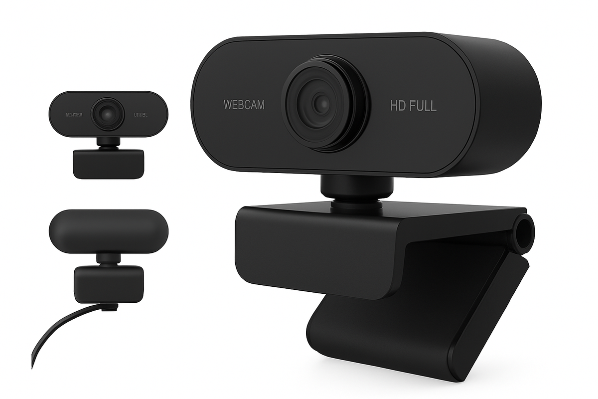 1080P HD Mini Webcam with Microphone USB for Laptop Desktop