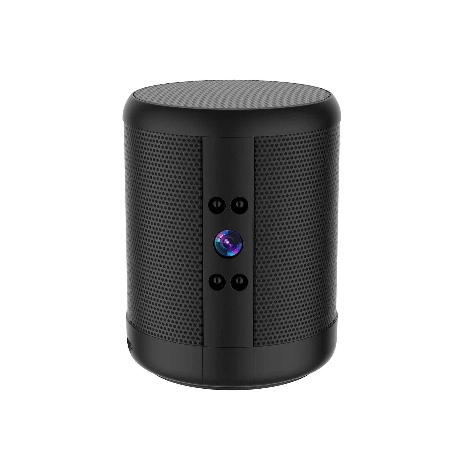 1080P HD Mini WiFi Camera Bluetooth Speaker with Night Vision-Black / only camera