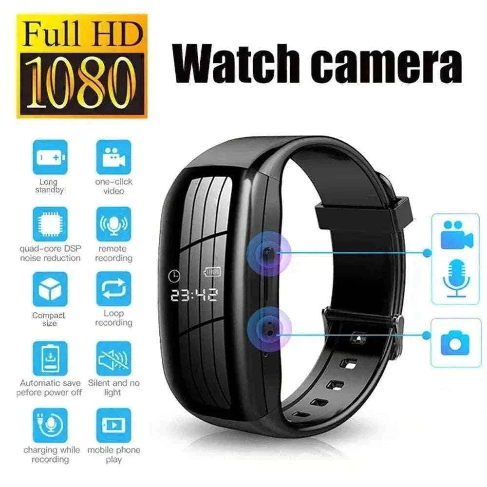 1080P HD Watch Camera for Video, Voice Recording and Photos-64G